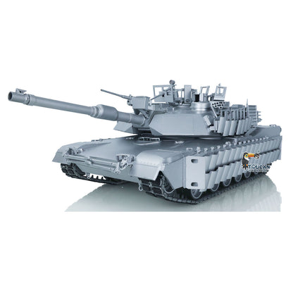 Full Metal 1:16 RC Military Tank 3918 Abrams M1A2 TUSK II Radio Controlled Tracked Car Model Speaker Barrel Recoil and Lifting System Driving Gearbox