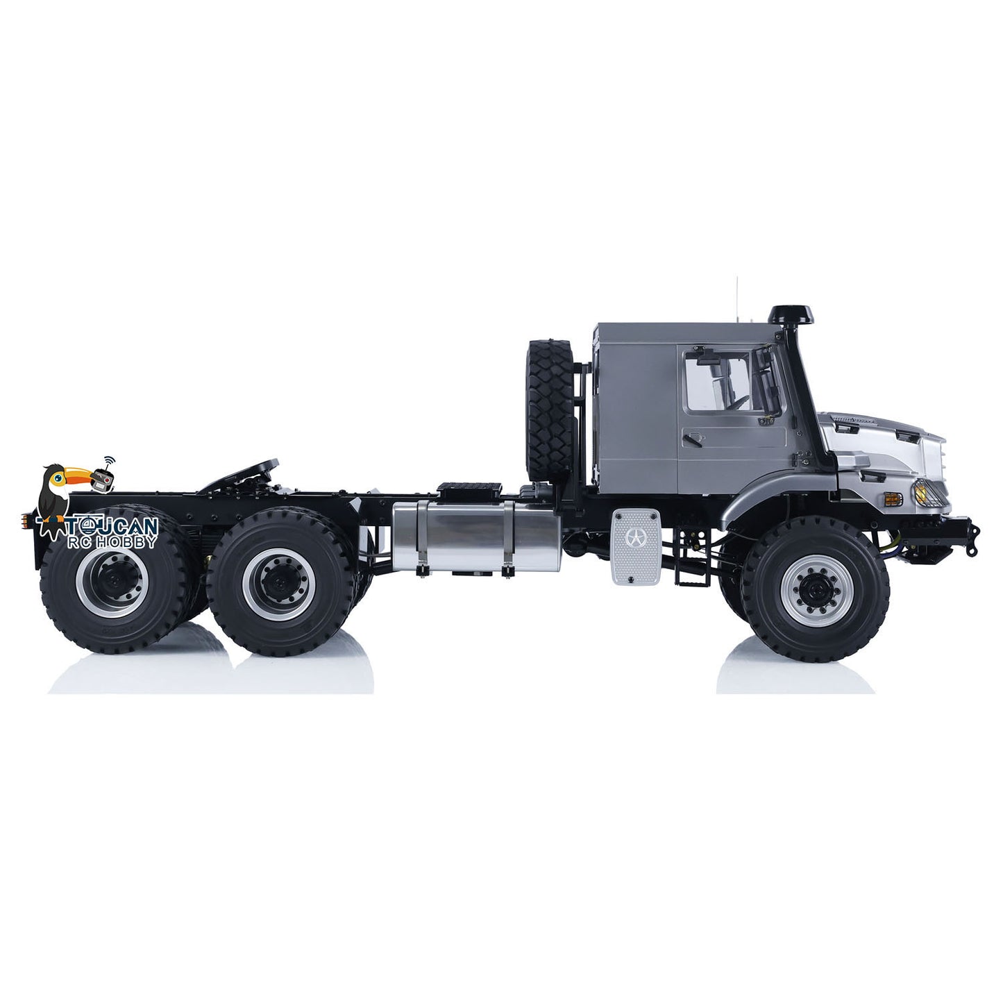 US Stock 1/14 6x6 RC Off-road Tractor Truck JDModel Remote Control Car Differential Axles