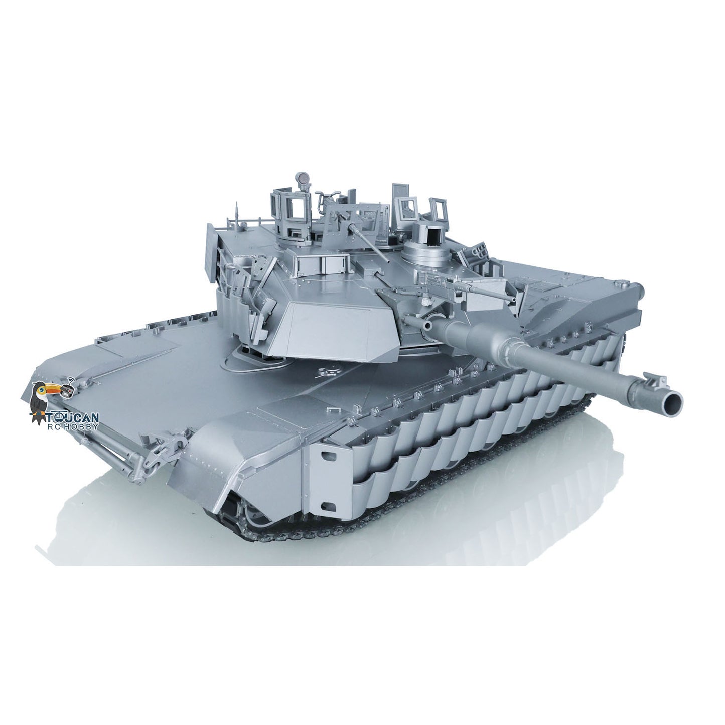 Full Metal 1:16 RC Military Tank 3918 Abrams M1A2 TUSK II Radio Controlled Tracked Car Model Speaker Barrel Recoil and Lifting System Driving Gearbox