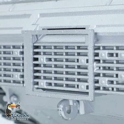 Full Metal 1:16 RC Military Tank 3918 Abrams M1A2 TUSK II Radio Controlled Tracked Car Model Speaker Barrel Recoil and Lifting System Driving Gearbox