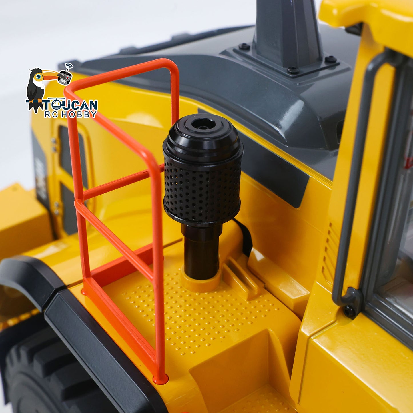 TOUCAN RC HOBBY Double E L260H E114 1/14 Metal 4x4 RC RTR Hydraulic Wheel Loader 2-Speed Gearbox Differential Lock Axles Light Sound Brushless Motor for Enthusiast