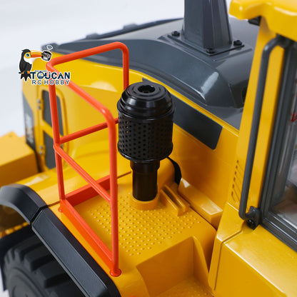 TOUCAN RC HOBBY Double E L260H E114 1/14 Metal 4x4 RC RTR Hydraulic Wheel Loader 2-Speed Gearbox Differential Lock Axles Light Sound Brushless Motor for Enthusiast