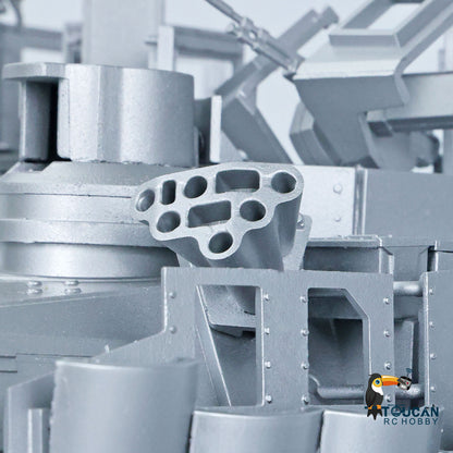 1:16 RC Military Tank 3918 Full Metal Abrams M1A2 TUSK II Ready to Run Remote Controlled Tracked Car Driving Gearbox Barrel Recoil and Lifting System TK16 Mainboard Smoke Unit