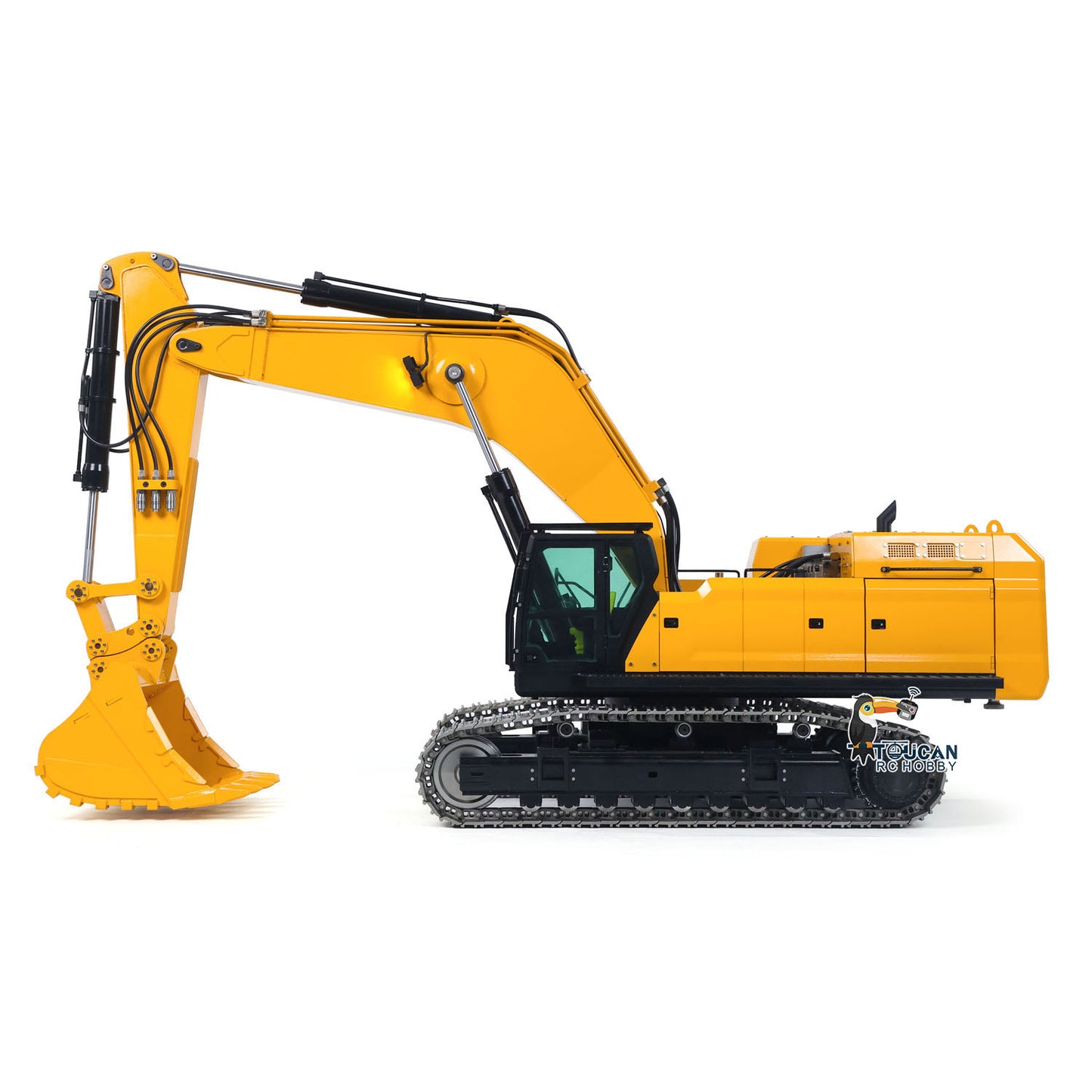 1/12 395F Metal RC Excavator Remote Control Hydraulic Heavy Digger Model 1.0L Dual Pump Paladin PL18EV LITE Radio Light Sound Smoke Unit Servo Motor