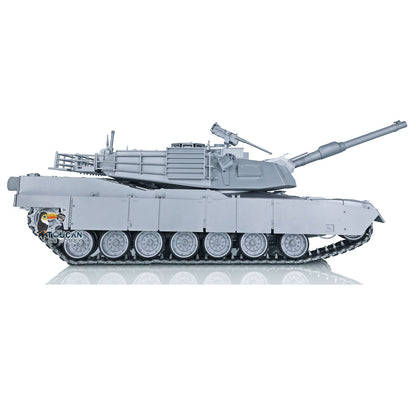 1/16 Full Metal RC Tank Abrams M1A2 3918 Radio Control Tracked Car Standard Version Driving Gearbox Barrel Recoil Speaker