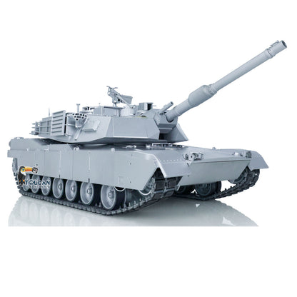 1/16 Full Metal RC Tank Abrams M1A2 3918 Radio Control Tracked Car Standard Version Driving Gearbox Barrel Recoil Speaker
