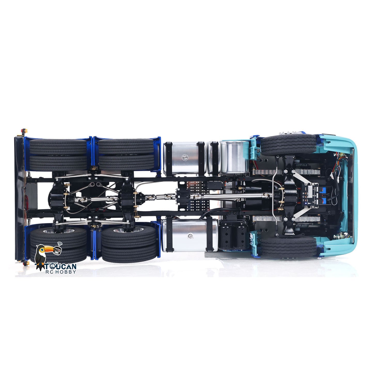 In Stock RTR Unitru 06 770S 1/14 Remote Control Tractor Truck 6X6 Metal Chassis 2Speed Gearbox Smoke Lights Sounds Brushless Motor ESC