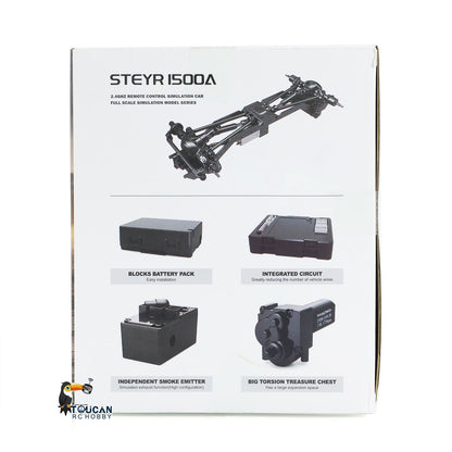 1/18 HG4-51 4x4 RC Command Vehicles 4WD Radio Control Off-road Car Model UPgraded Version Sound Light Smoke Unit ESC Servo Motor