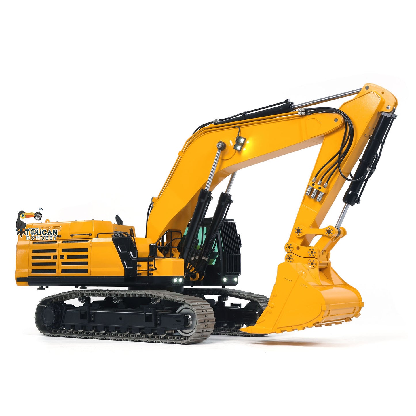 1/12 395F Metal RC Excavator Remote Control Hydraulic Heavy Digger Model 1.0L Dual Pump Paladin PL18EV LITE Radio Light Sound Smoke Unit Servo Motor
