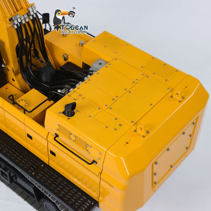 US Stock Toucanhobby 395F 1/12 RC Hydraulic Heavy Excavator Metal Remote Control Digger 3.0L Dual Pump Paladin PL18EV LITE Radio Light Sound Smoke