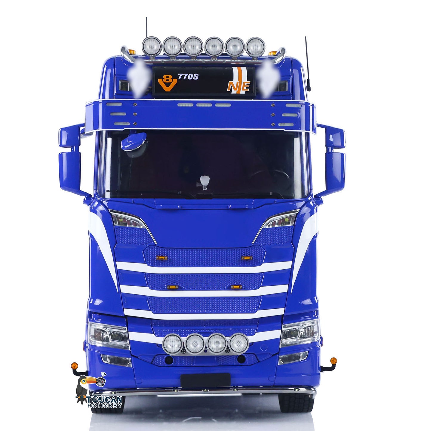 TOUCAN 770S 1/14 RC Tractor Truck 6X6 Metal Chassis Axle Locks RTR 3Speed Lorry Car Smoke Sound Light Unit Cabin Suspension ST8