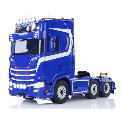 TOUCAN 770S 1/14 RC Tractor Truck 6X6 Metal Chassis Axle Locks RTR 3Speed Lorry Car Smoke Sound Light Unit Cabin Suspension ST8