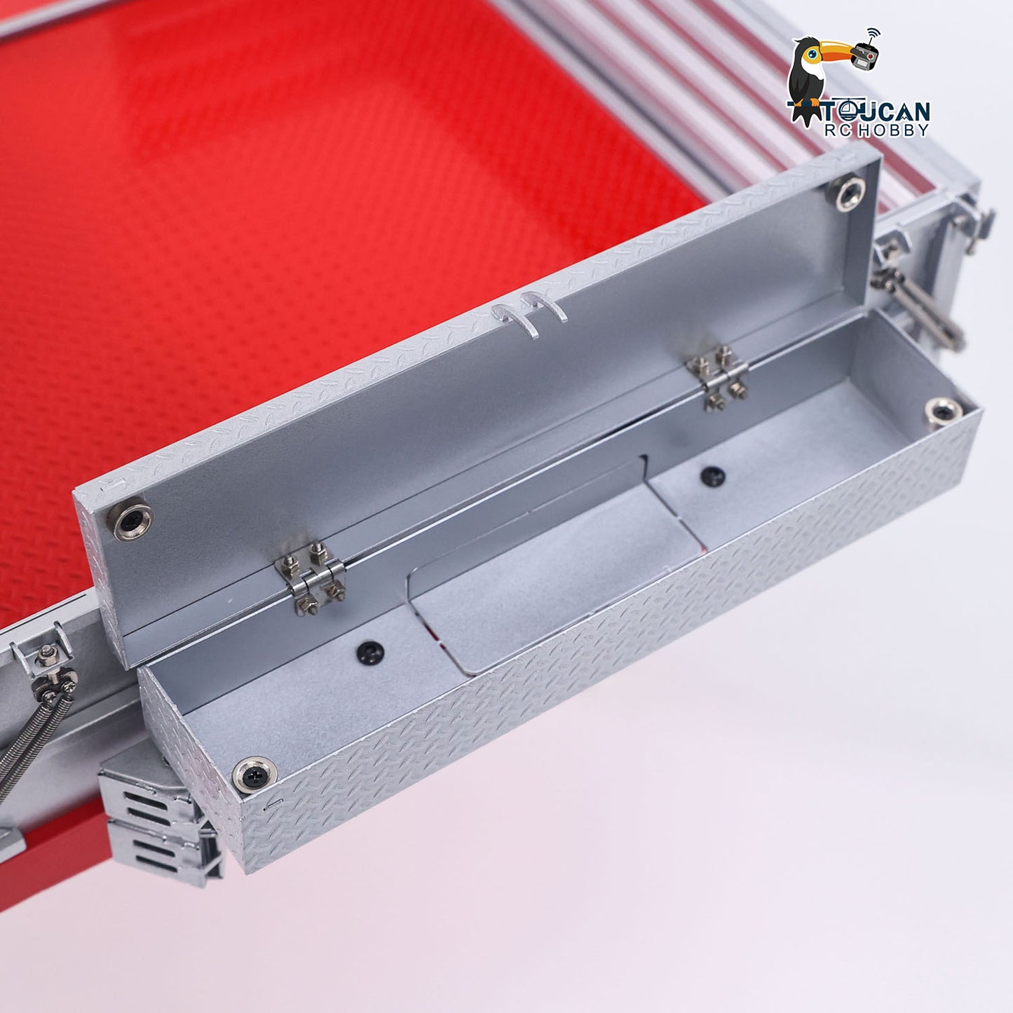 LESU Metal 1/14 RC Trailer A0054 Hydraulic Lifting Tailboard 4 Axles Steering Available for DIY RC Tractor Truck Lorry Car Model