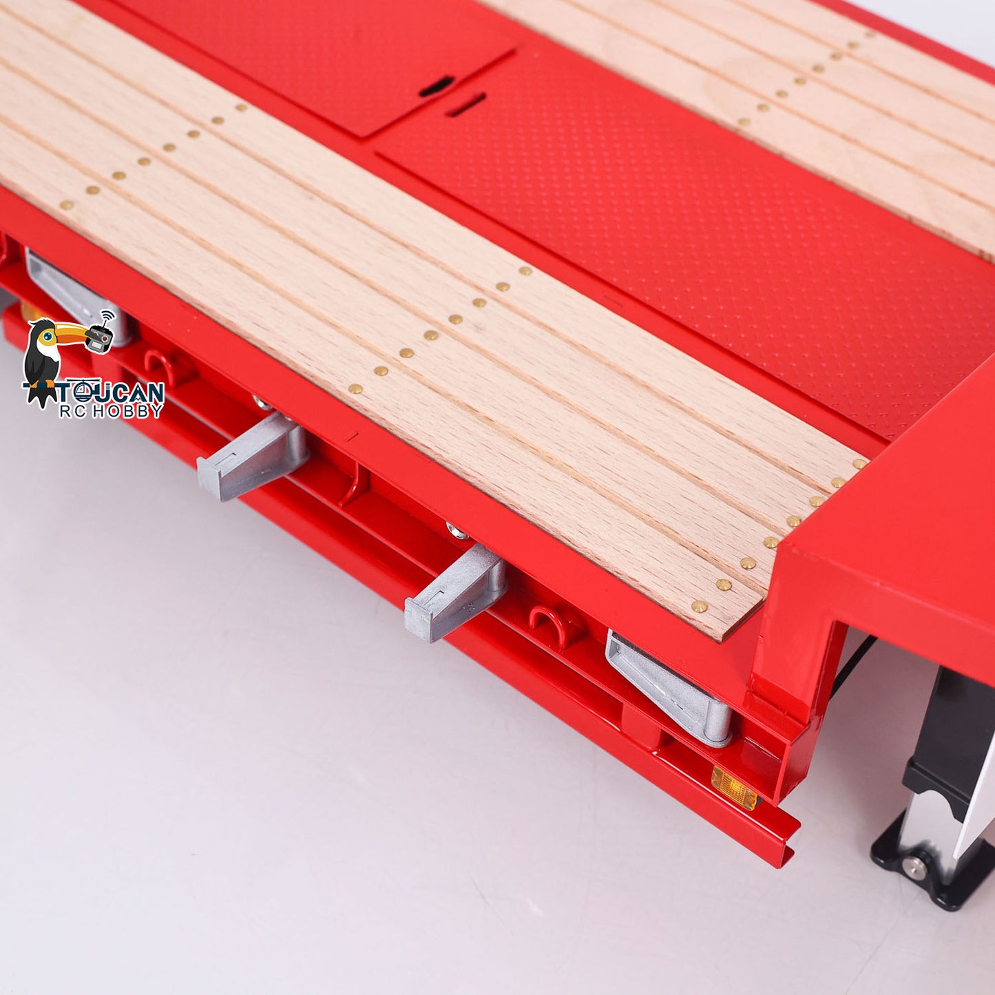 LESU Metal 1/14 RC Trailer A0054 Hydraulic Lifting Tailboard 4 Axles Steering Available for DIY RC Tractor Truck Lorry Car Model