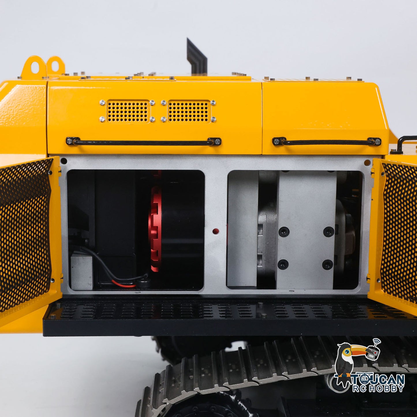 US Stock Toucanhobby 395F 1/12 RC Hydraulic Heavy Excavator Metal Remote Control Digger 3.0L Dual Pump Paladin PL18EV LITE Radio Light Sound Smoke