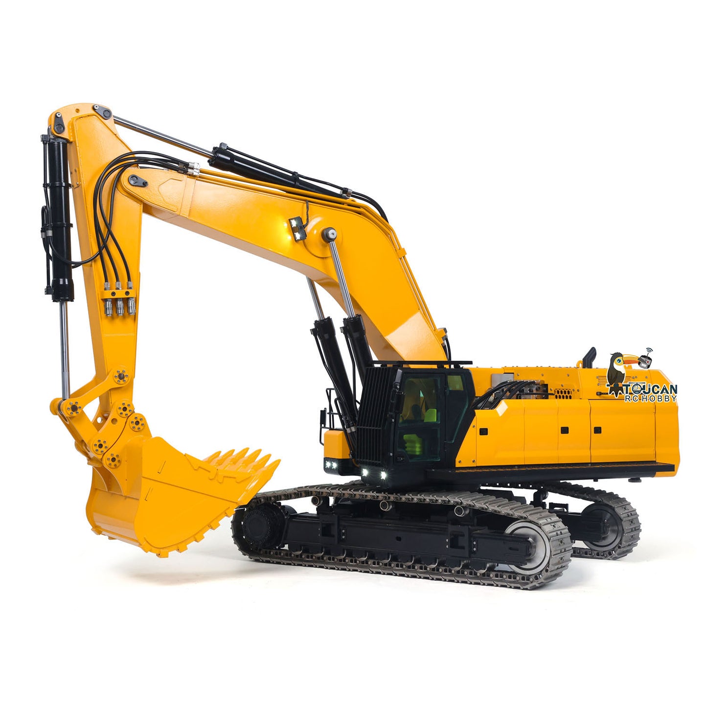 Pre-order US Stock 1/12 RC Hydraulic Heavy Excavator 395F Metal Remote Control Digger Finished Model 1.0L Dual Pump Paladin PL18EV LITE Radio