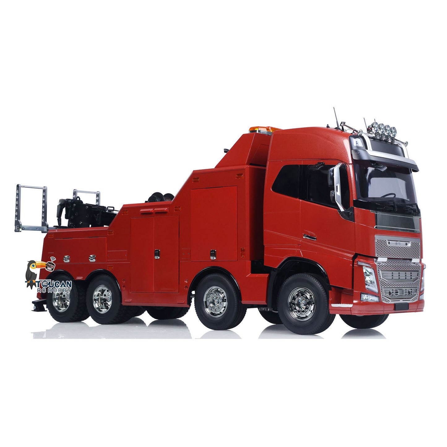 Customized DIY TAMIYA 56362 1/14 8x4 RC Wrecker Tow Truck Rescue Car FH16 RTR Electric Recovery Vehicles I6S Radio Battery Sound