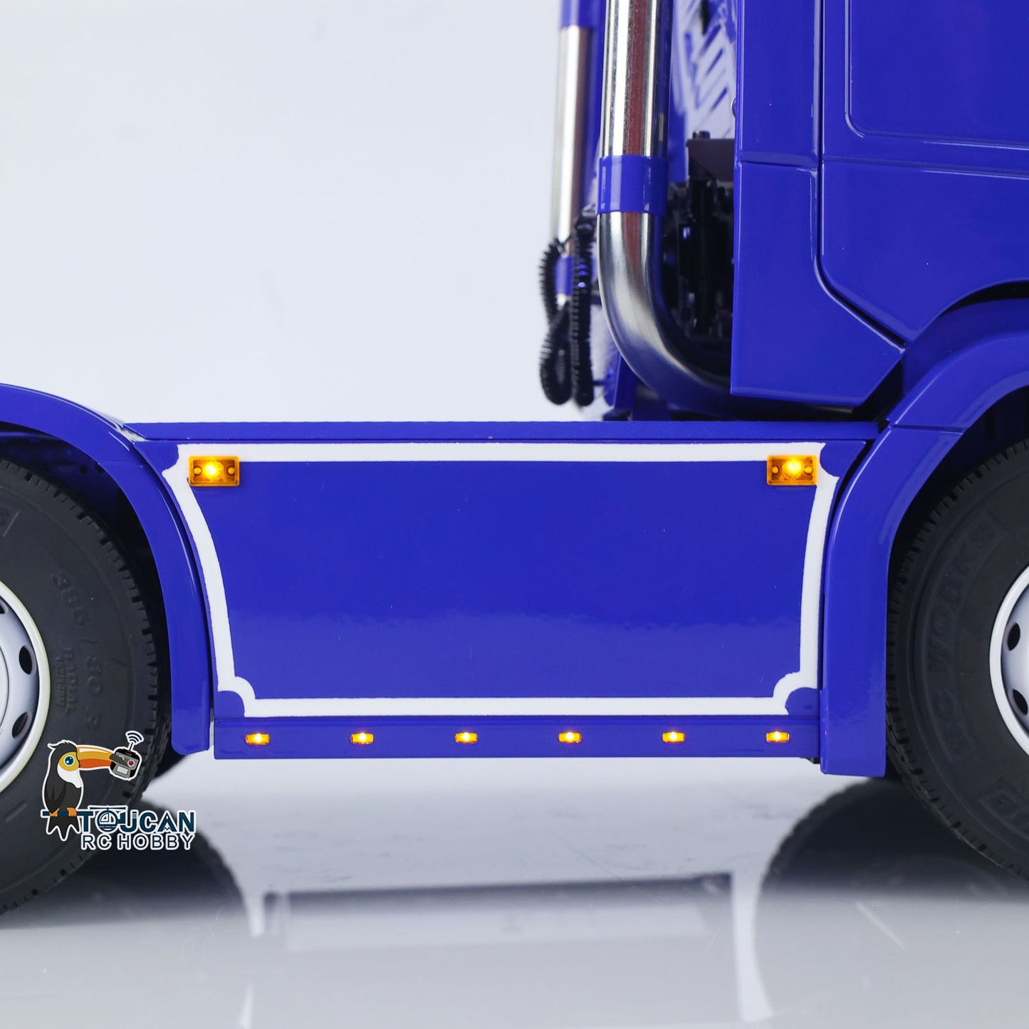 TOUCAN 770S 1/14 RC Tractor Truck 6X6 Metal Chassis Axle Locks RTR 3Speed Lorry Car Smoke Sound Light Unit Cabin Suspension ST8