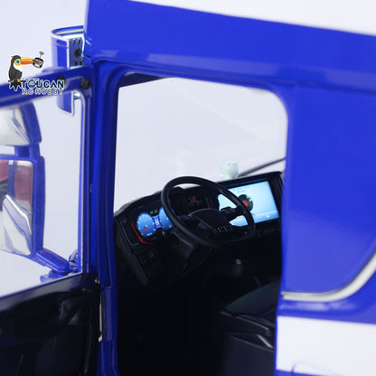 TOUCAN 770S 1/14 RC Tractor Truck 6X6 Metal Chassis Axle Locks RTR 3Speed Lorry Car Smoke Sound Light Unit Cabin Suspension ST8