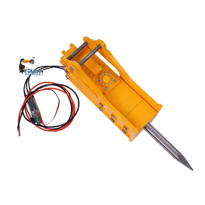 New Product Metal Hydraulic Shear Electric Hammer with 270 Degrees Rotation for 1/12 RC Hydraulic Digger C395 976 Remote Control Construction Vehicles Excavator
