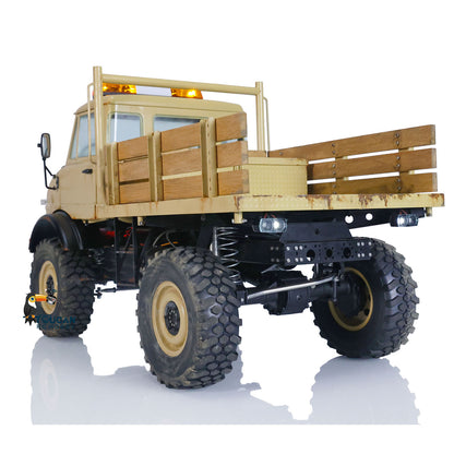 LESU 1/10 4*4 Metal RC Off-Road Vehicles Remote Control Car UM406 Painted Assembled Trucks RTR ESC Servo FS I6S