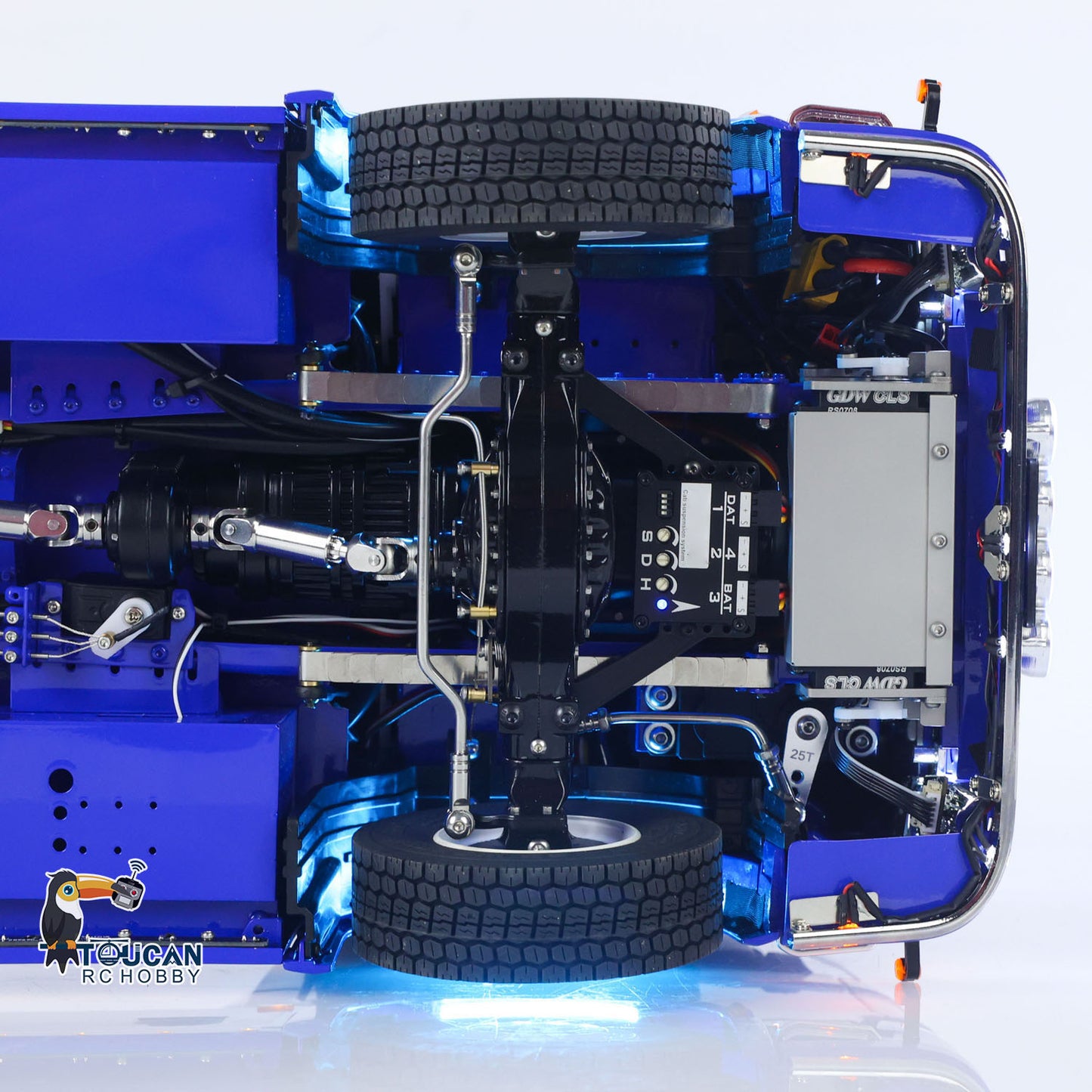 TOUCAN 770S 1/14 RC Tractor Truck 6X6 Metal Chassis Axle Locks RTR 3Speed Lorry Car Smoke Sound Light Unit Cabin Suspension ST8