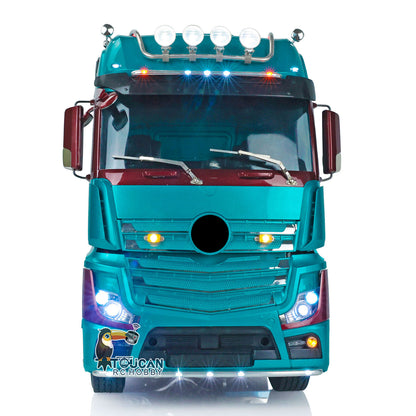 TOUCAN 1/14 RC Tractor Truck RTR/PNP Remote Control Lorry Vehicle 3363 1851 6x6 Metal Chassis 140401A High Roof Cab Shell 3Speed Gearbox Light Sound Electric Wiper