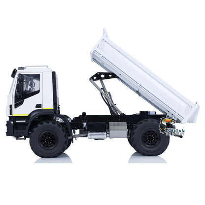 Fast Free Shipping Metal 4x4 1/14 RC Hydraulic Dumper Trucks Remote Control Tipper Dump Car Models