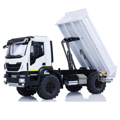 Fast Free Shipping Metal 4x4 1/14 RC Hydraulic Dumper Trucks Remote Control Tipper Dump Car Models