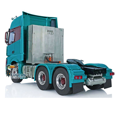 TOUCAN 1/14 RC Tractor Truck RTR/PNP Remote Control Lorry Vehicle 3363 1851 6x6 Metal Chassis 140401A High Roof Cab Shell 3Speed Gearbox Light Sound Electric Wiper