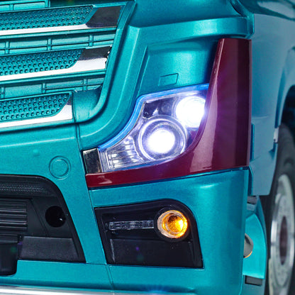 TOUCAN 1/14 RC Tractor Truck RTR/PNP Remote Control Lorry Vehicle 3363 1851 6x6 Metal Chassis 140401A High Roof Cab Shell 3Speed Gearbox Light Sound Electric Wiper