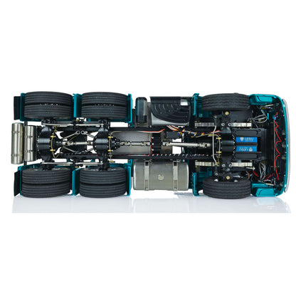 TOUCAN 1/14 RC Tractor Truck RTR/PNP Remote Control Lorry Vehicle 3363 1851 6x6 Metal Chassis 140401A High Roof Cab Shell 3Speed Gearbox Light Sound Electric Wiper