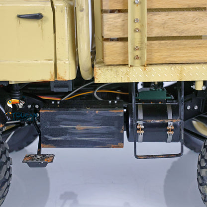 LESU 1/10 4*4 Metal RC Off-Road Vehicles Remote Control Car UM406 Painted Assembled Trucks RTR ESC Servo FS I6S
