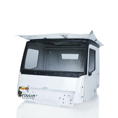 LESU 1/14 Scale 8x8 Truck Hydraulic Remote Controlled Dumper Roll On/Off Tipper Model Sound Light System Motor Front Towing Hook