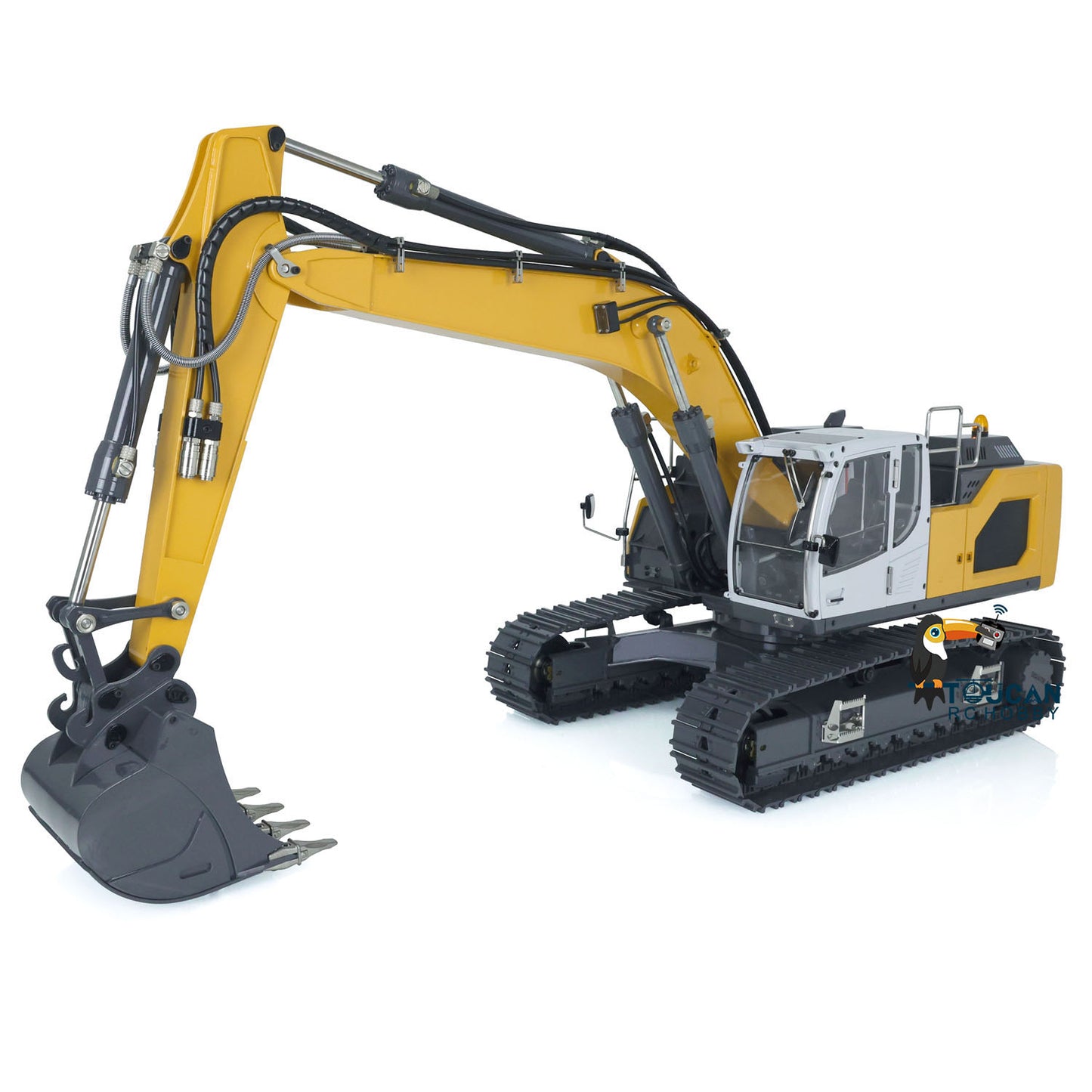 XDRC 1/14 Hydraulic RC Excavator Upgraded 5CH Valve for PL18EV Radio 945 Painted Assembled Digger W/ Light Sound System