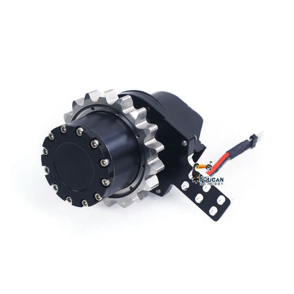 In Stock LESU MC15 4 Arms Metal 1/14 Hydraulic Remote Control Excavator KIT Model RC Digger Dual Pumps 9 Ways Valve Light Sound Motor