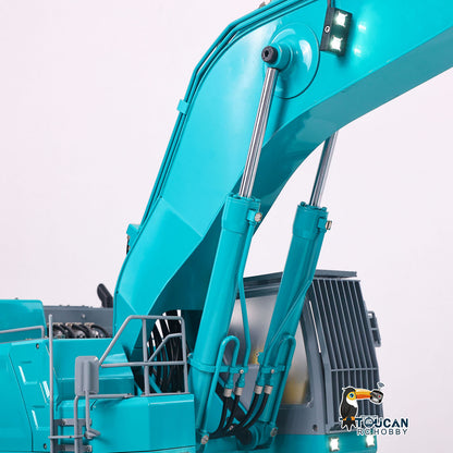 In Stock 55KG! 395F 1/12 Metal RC Tracked Excavator Remote Control Hydraulic Digger 2830 Brushless Motor Dual Pump System Flysky Radio