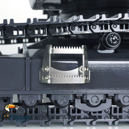 XDRC 1/14 Full Metal RC Excavator 945 Remote Control Tracked Hydraulic Construction Vehicles Trucks 5CH Reversing Valves PL18EV Radio Light Sound Quick Coupler Steel
