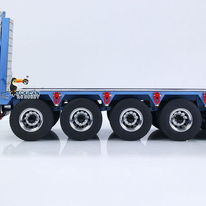 TOUCAN RC HOBBY HHG Model 5 Axles Metal Semi-trailer for 1/14 RC Tractor Truck Remote Control Dumper Cars Construction Vehicles DIY Hobby Models Painted