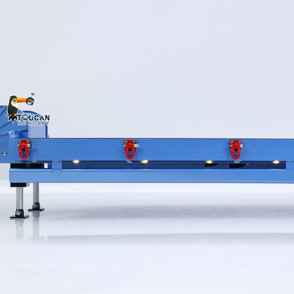TOUCAN RC HOBBY HHG Model 5 Axles Metal Semi-trailer for 1/14 RC Tractor Truck Remote Control Dumper Cars Construction Vehicles DIY Hobby Models Painted