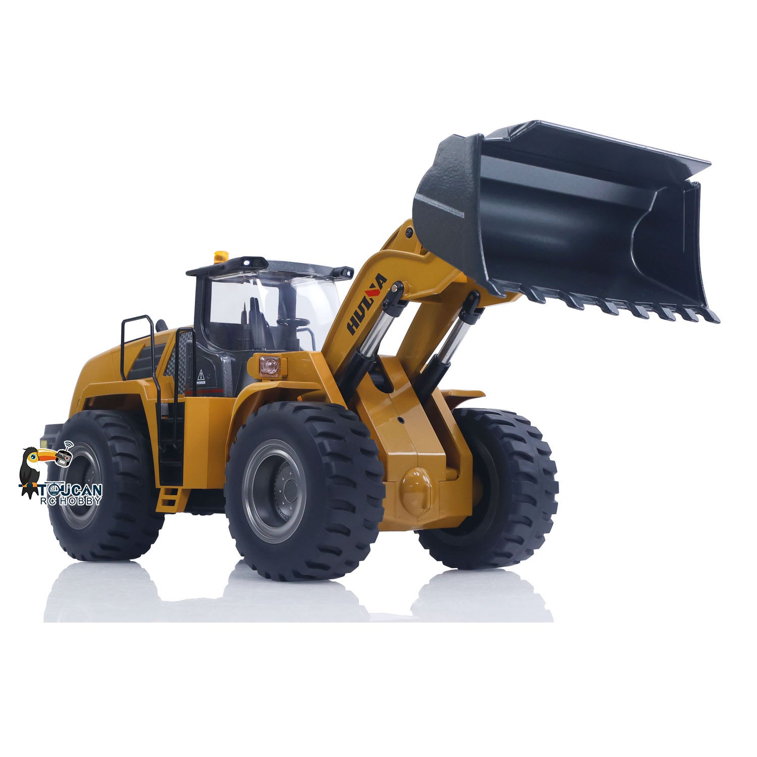 US Stock HUINA 1/14 RC Wheel Loader 1583 - Metal & Plastic RTR