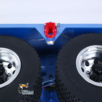 TOUCAN RC HOBBY HHG Model 5 Axles Metal Semi-trailer for 1/14 RC Tractor Truck Remote Control Dumper Cars Construction Vehicles DIY Hobby Models Painted