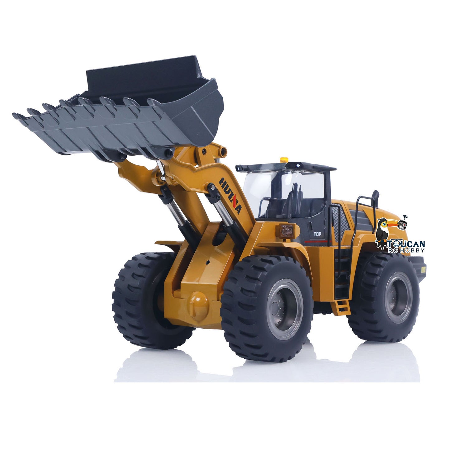 1/14 HUINA Toys 2.4G Radio Controlled Loader 1583 Electric Lifting System Lights Sound RC Construction Vehicles Assembled