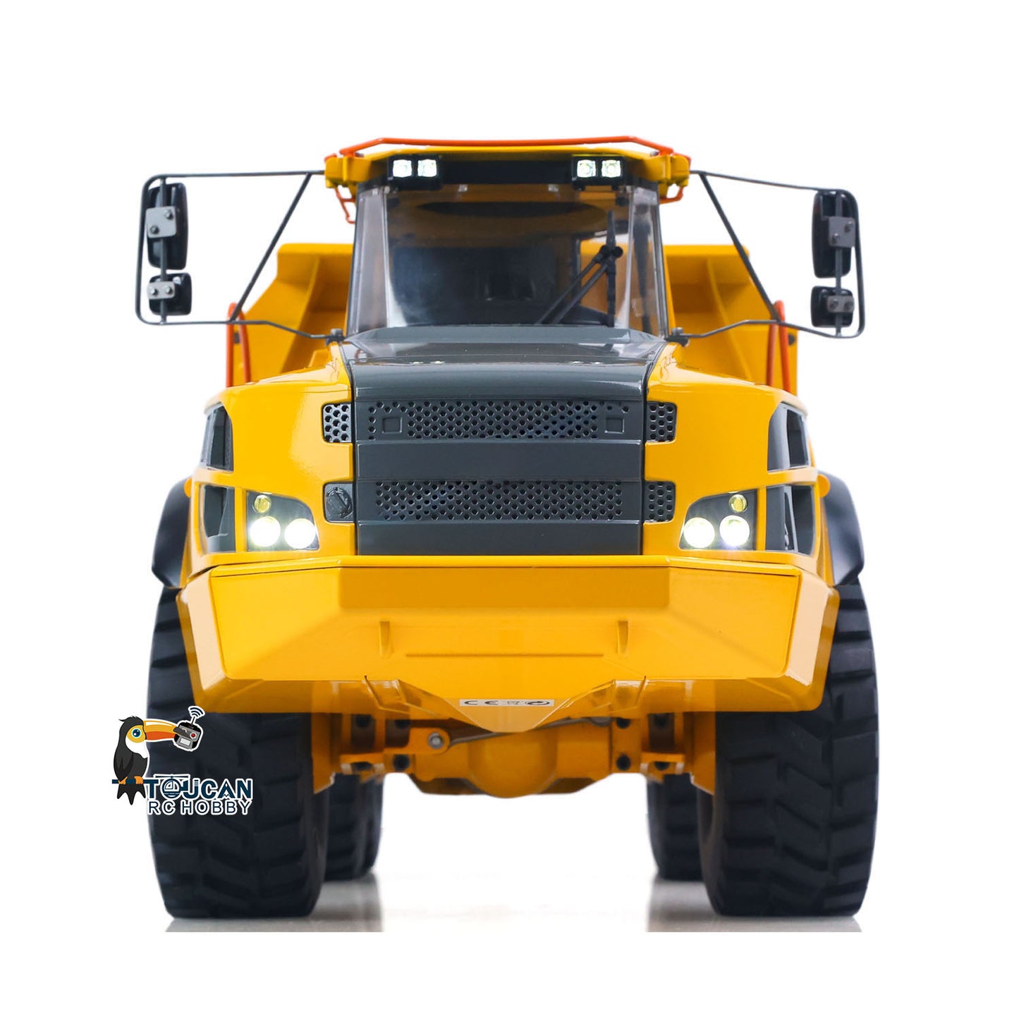 In Stock Double E A40G 1/16 Hydraulic RC Articulated Truck Metal RTR Dump Radio Controlled Car Construction Vehicle Hobby Model RTR