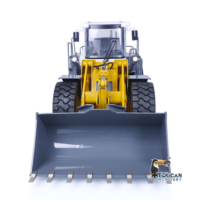 Toucanhobby 580 1/14 Metal RC PNP Hydraulic Wheel Loader 2 Speed Gearbox Reduction Axle I6S Controller Light Sound for Collectors