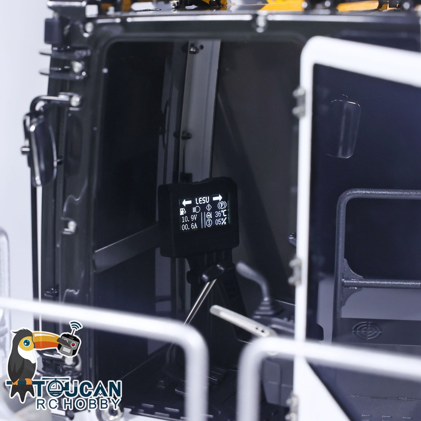 USA Pre-Order by the sea 1/14 LESU RC Hydraulic Excavator AOUE 9150 Metal RTR FlySky PL18EV Remote Control Heavy Backhoe Shovel Sound Light Smoke Unit