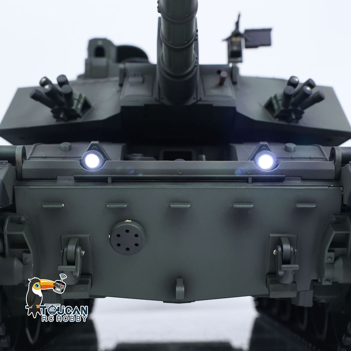 TOUCAN RC HOBBY Heng Long 7.0 1:16 Challenger II RTR RC Tank Model 3908 360Degrees Turret Steel Gearbox Metal Tracks Idlers Sprockets Road Wheels