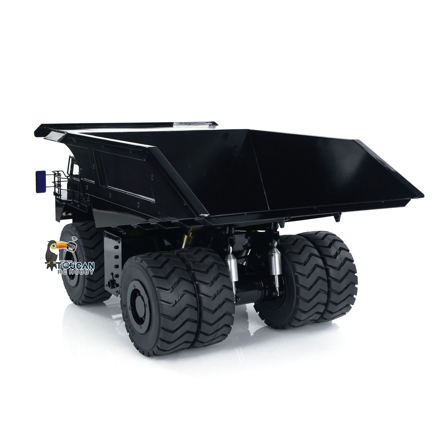 Toucanhobby 793D 1/20 Metal Hydraulic Dump Truck Model 2Speed Transmission 4 Wheel Spring Suspension Lights 21KG Heavyweight No Sound System