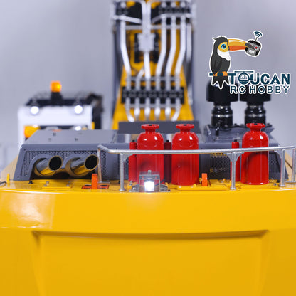 USA Pre-Order by the sea 1/14 LESU RC Hydraulic Excavator AOUE 9150 Metal RTR FlySky PL18EV Remote Control Heavy Backhoe Shovel Sound Light Smoke Unit