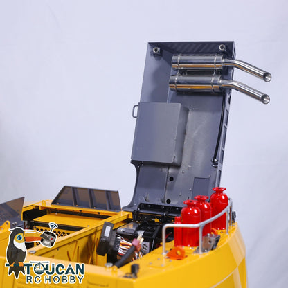 USA Pre-Order by the sea 1:14 LESU AOUE 9150 RC Hydraulic Excavator Remote Control Heavy Backhoe Shovel Digger Model ESC Servo Motor Light Double Pump